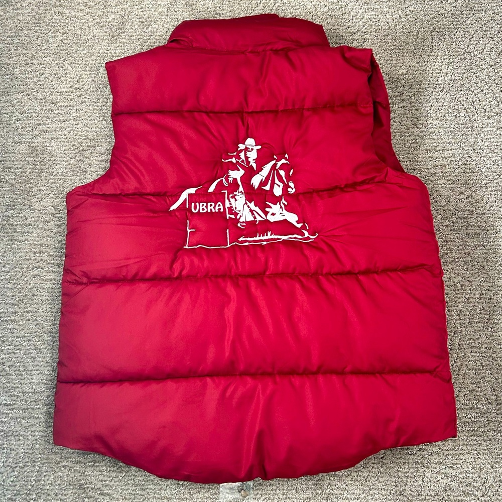 STS ranchwear puffer vest barrel racing